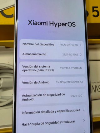 XIAOMI POCO M7 PRO 5G - Smartphone 8+256 GB, Viola, con NFC, batteria 5110 mAh, TurboCharge 45 W, Display AMOLED HD 120 Hz
