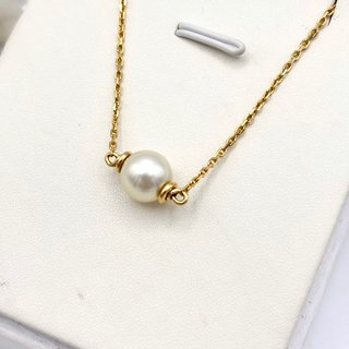 Collar oro 18kt con perla