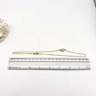 Collar oro 18kt con perla