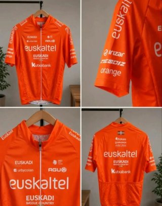 Maillot Ciclismo Euskaltel Naranja Talla S