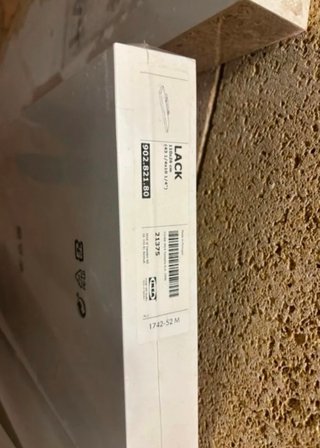 Repisas LACK IKEA Blancas Nuevas