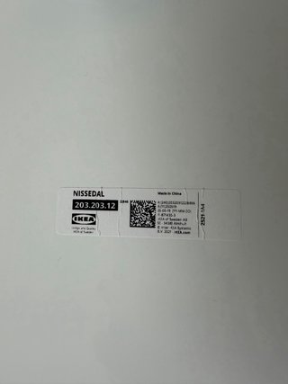 Espejo IKEA Nissedal 65x65 Blanco