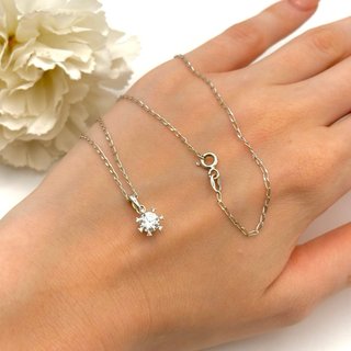 Collar de oro 18kt con circonita
