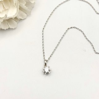 Collar de oro 18kt con circonita