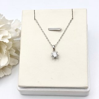 Collar de oro 18kt con circonita