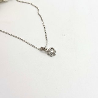 Collar de oro 18kt con circonita