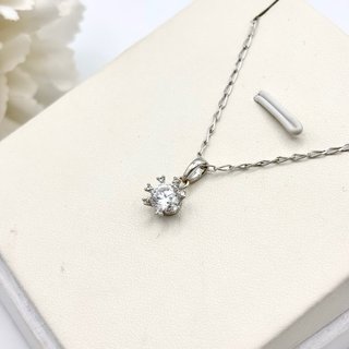 Collar de oro 18kt con circonita