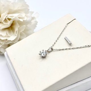 Collar de oro 18kt con circonita