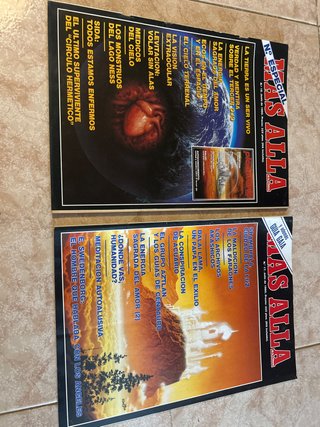lote de 2 revistas originales Más Allá 16 y 17