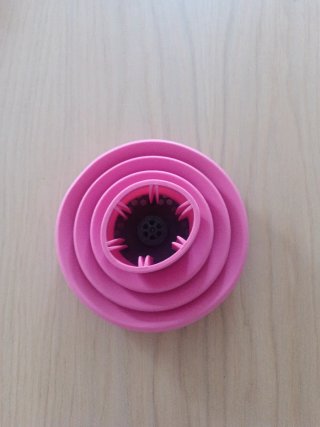 Difusor Plegable Pelo Secador Rosa