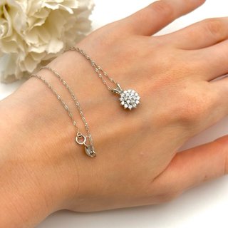 Collar de oro 18kt con circonitas