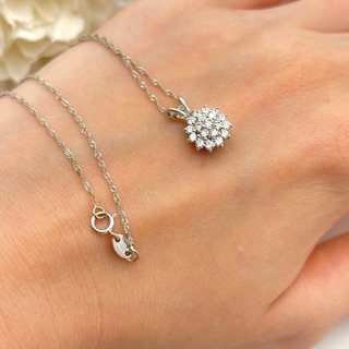 Collar de oro 18kt con circonitas