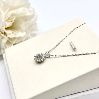 Collar de oro 18kt con circonitas