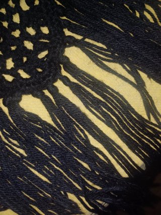 Mantón mujer de lana.
