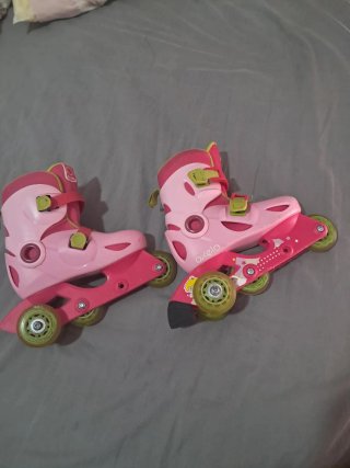 Patines Oxelo rosas talla ajustable