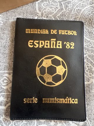 Cartera Mundial España 82 Monedas y Sellos