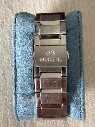 Reloj Breil Cronógrafo Azul y Plateado
