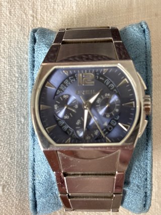 Reloj Breil Cronógrafo Azul y Plateado