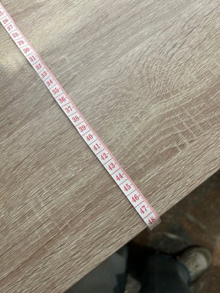 Escritorio madera y metal como nuevo