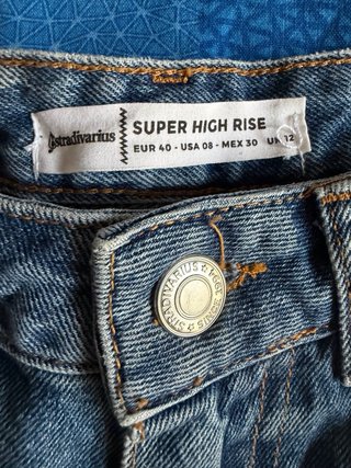 Shorts jeans Stradivarius vita alta taglia M