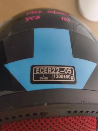 Casco Moto LS2 Rapid Azul y Negro