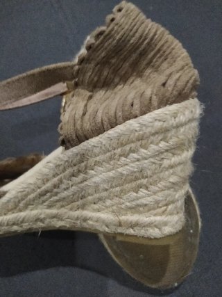 Sandalias cuña D'Augusta topo