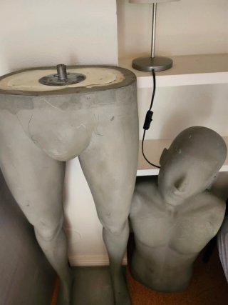 Maniquí Hombre Gris