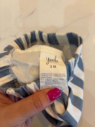 Pantaloncini a righe bimbo