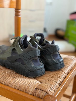 Nike Huarache Verde y Negro