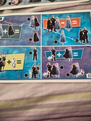 Lote Frozen: Puzzle 104 peças e Régua