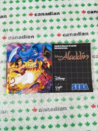 Aladdin Sega Mega Drive Cartucho Juego