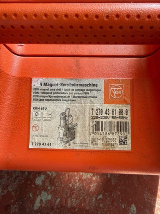Taladro Magnético Fein KBM65U