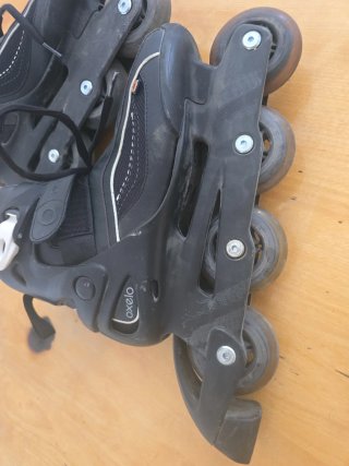 Patines Oxelo Fitness FIT100 Negro Adulto