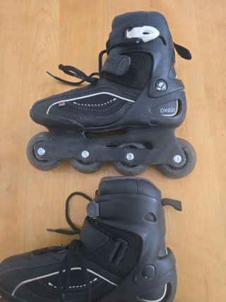 Patines Oxelo Fitness FIT100 Negro Adulto