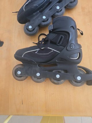 Patines Oxelo Fitness FIT100 Negro Adulto