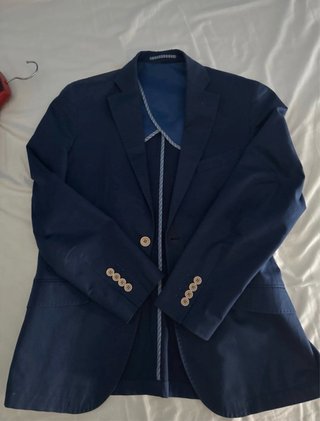 Americana Cortefiel Hombre Azul