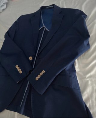 Americana Cortefiel Hombre Azul