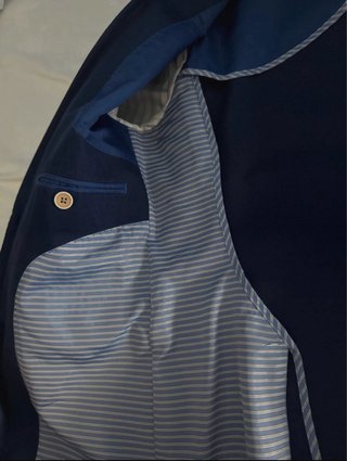 Americana Cortefiel Hombre Azul