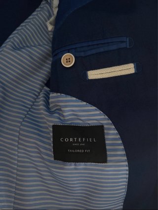Americana Cortefiel Hombre Azul