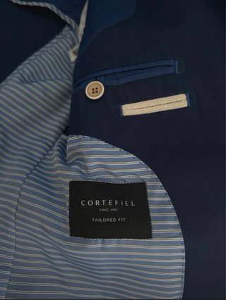 Americana Cortefiel Hombre Azul