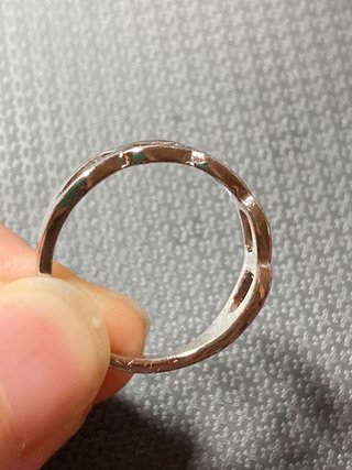 Anillo Acero Cadena Talla 18