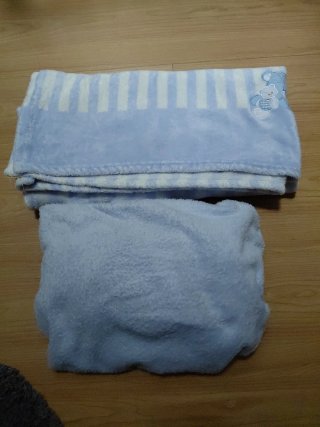 Sábanas Cuna Invierno Azul Osito