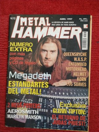 Cartel/Marilyn M /Aerosmith y Revista Metal Hammer