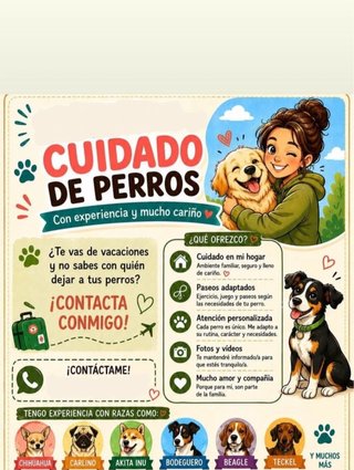 Cuidadora canina