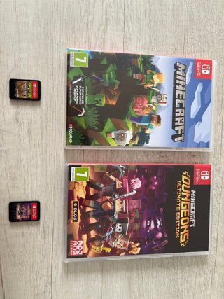 Minecraft + Dungeons. Excelente estado.