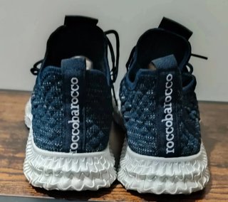 Scarpe uomo Roccobarocco blu e bianche