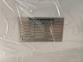 Purificador de aire con ozono