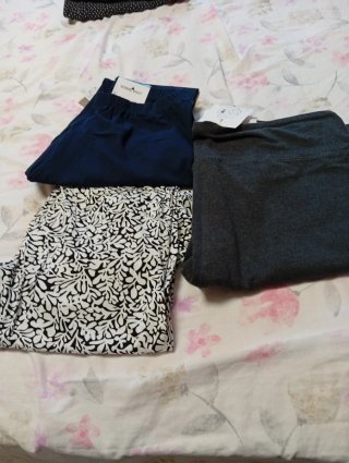 Maglie corte e lunghe (blu e grigio)