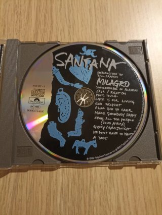 Santana Milagro CD Latino