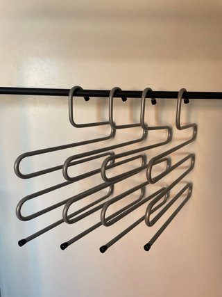 4 Perchas Pantalones Metálicas Ikea